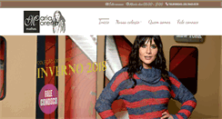 Desktop Screenshot of mariamorenamalhas.com.br